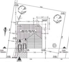 Positionnement maison sur jardin