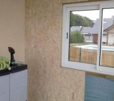 Fermeture d'un coté de la terrasse couverte