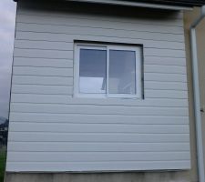Fermeture d'un coté de la terrasse couverte