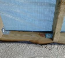 Fermeture d'un coté de la terrasse couverte
