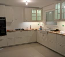 Dernières étapes pour la cuisine