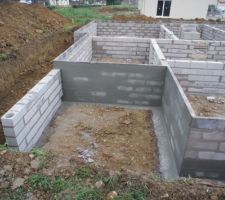 Vide sanitaire - Vue sur terrasse couverte