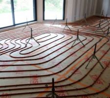 Tuyaux plancher chauffant