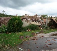 Tornade de septembre !
 Et beaucoup d'habitations endommagées.