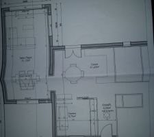 Plan extension et aménagement intérieur