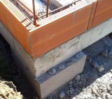 Poutres sur puits en limite de propri&eacute;t&eacute;.