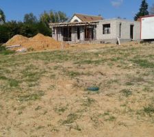 Vue du fond du terrain