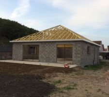 Charpente installé