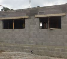 Dalle de l'&eacute;tage coul&eacute;e