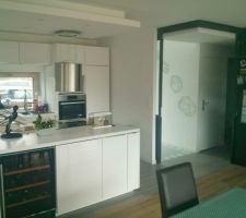 La hotte est install&eacute;e