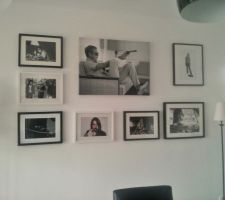 Les cadres sont posés