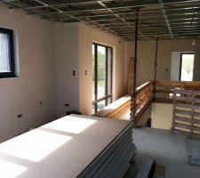 Pl&acirc;tre projet&eacute;e