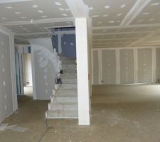 Chape sur plancher chauffant au rez-de-chaussée