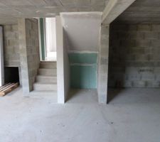 Petit espace qui servira de rangement