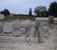 Le trottoir coté SUD