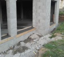 Seuil des menuiseries