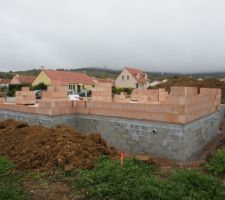 Elevation des murs