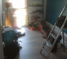 Mon bureau encore en chantier!!