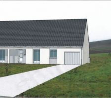 Voila le visuel de la future maison (pour le rendu réel cf modèle Perrière Babeau Seguin avec le porche de la Ménilière)