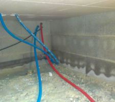 Mur garage, mur terrasse