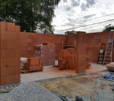 Elevation des murs