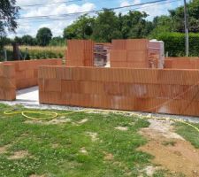 Elevation des murs