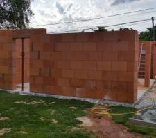 Elevation des murs