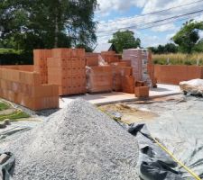 Elevation des murs