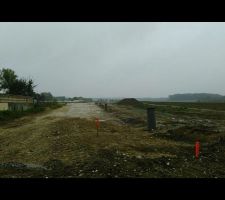 Commencement de le viabilisation