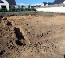 20 juillet 2015, début du terrassement