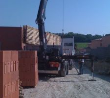 Installation du camion grue