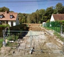 Travaux du lotissement en Sept 2013