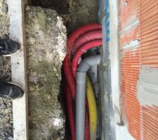 VRD à l'entrée du vide sanitaire