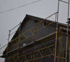 Isolation facade avec polystyr&egrave;ne de 16 cm