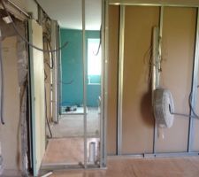 Mis en place rail porte cuisine