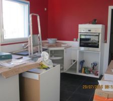 Pose de la cuisine