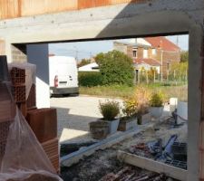 Interieur porte 1er garage