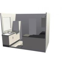 Projet cuisine sans colonne four n°2 avec le logiciel Ixina