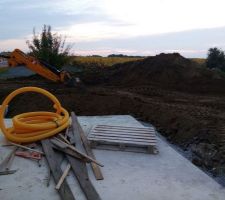 Fin des raccordements , début du terrassement