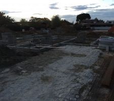 Vue depuis notre future allée de garage
