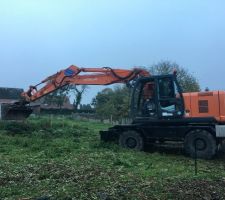 Terassement commence