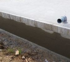 L'enduit sur le vide sanitaire