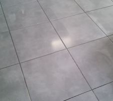 Carrelage sans les joints