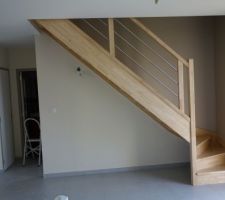 Escalier vitrifié incolore