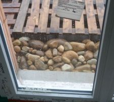 Pluie rasante sur la PF de la cuisine à cause du vent du nord