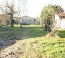 Le terrain au matin pour voir ou arrive le soleil