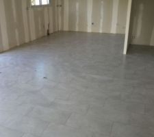 Pièce de vie - Carrelage 30*60 en pose 1/3-2/3