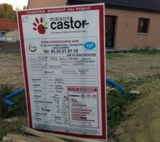 Pose du permis de construire