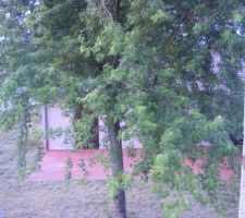 Vue depuis la fen&ecirc;tre de la salle de bain