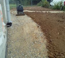 Terrassement en cours